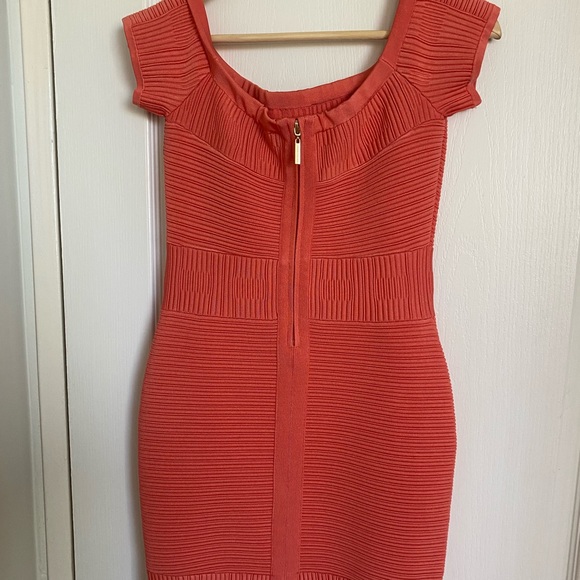 Marciano Enda Off-the-Shoulder Dress - Pink - M - Picture 2 of 4